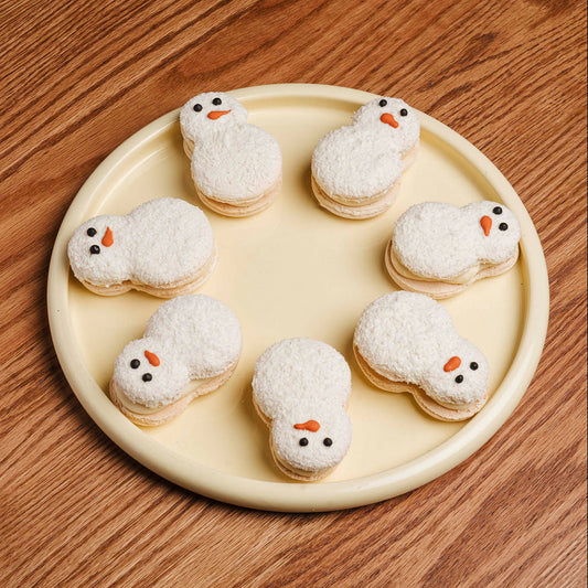 Snowman macaron