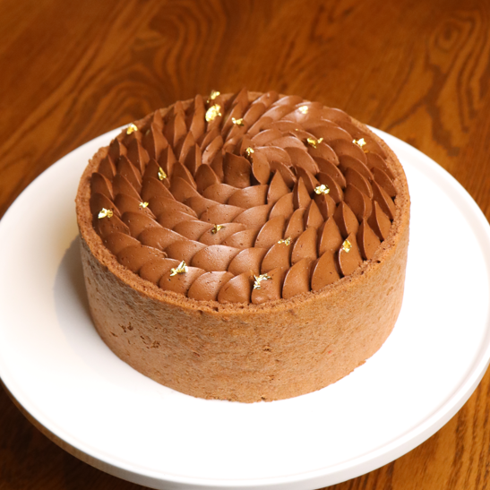 Chocolate &Pear Charlotte